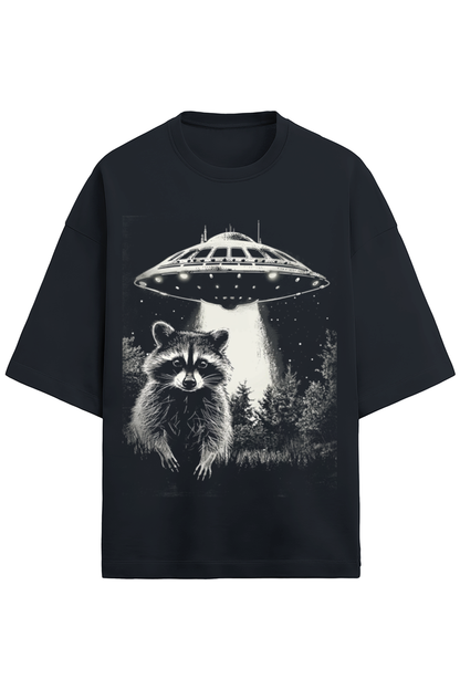 Terry Oversized T-Shirt Raccoon