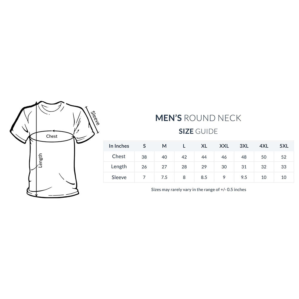 Round Neck T-Shirt One Step At A Time