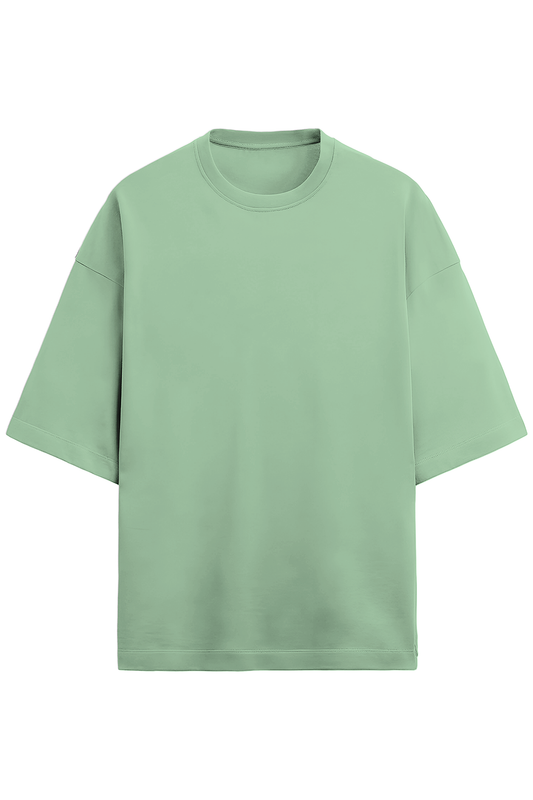 Terry Oversized T-Shirt - Jade S Simply Solids