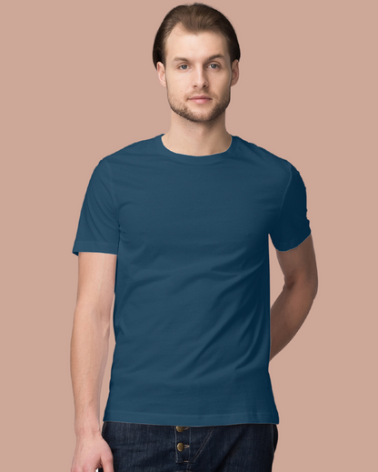 Round Neck T-Shirt Navy Blue