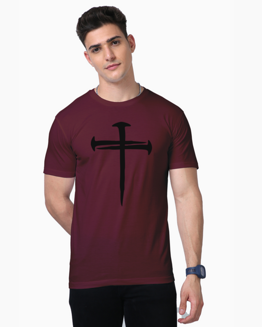 Supima Cotton T-Shirt Cross Nails