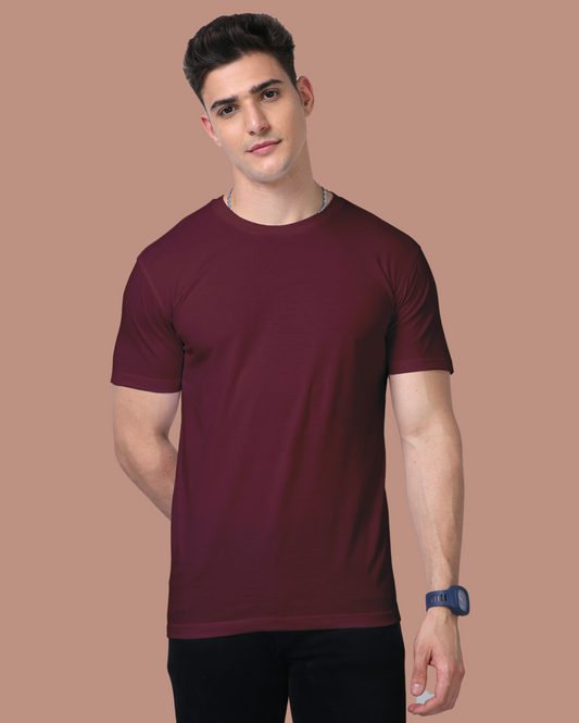 Supima Cotton T-Shirt Maroon