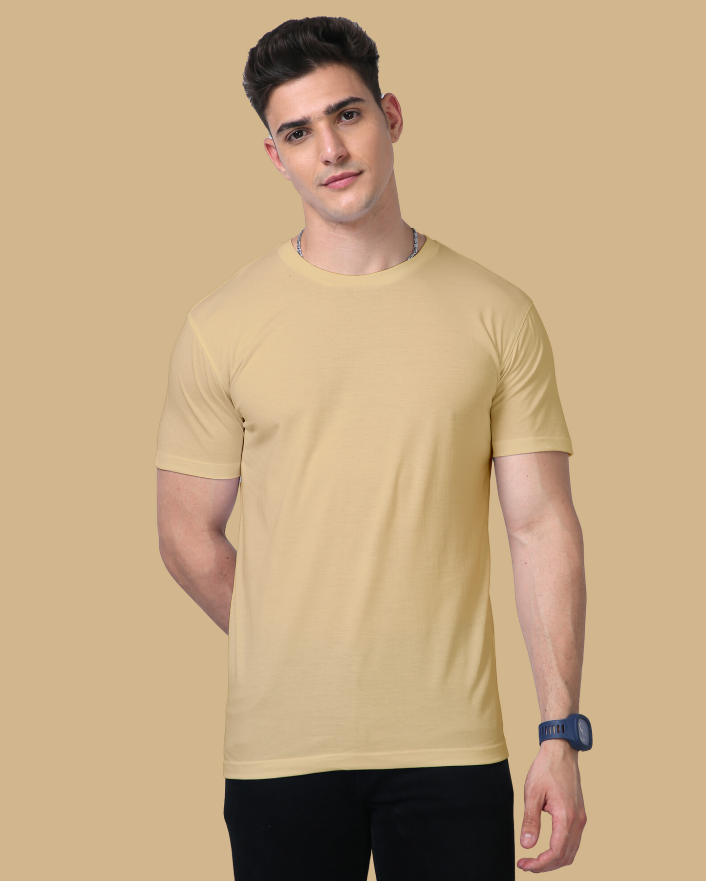 Supima Cotton T-Shirt Beige