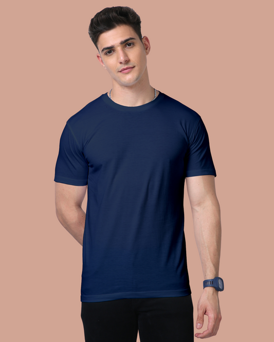 Supima Cotton T-Shirt Navy Blue