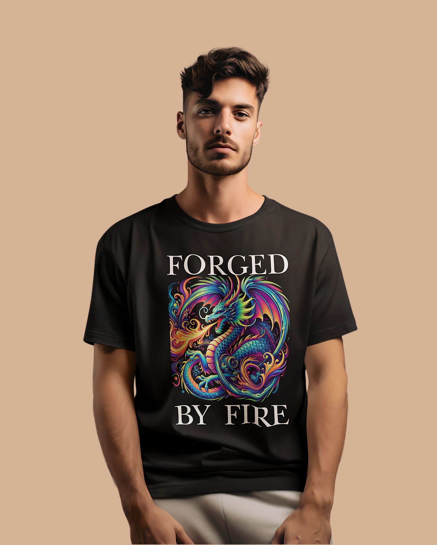 Men's Oversized T-shirt Forged by Fire